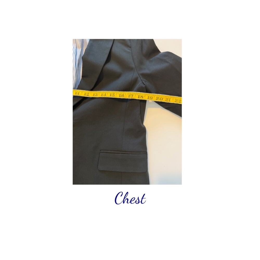 J. Crew Blazer Tailored Fit Two Buttons High Quality Classic Black Women's 6 NWT - Picture 9 of 16